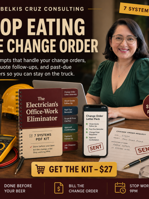 The Electrician's Office-Work Eliminator