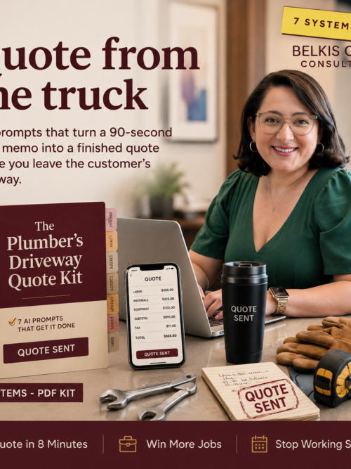 The Plumber's Driveway Quote Kit