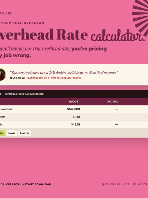 Overhead Rate Calculator