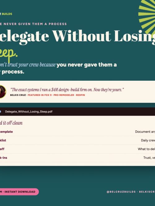 Delegate Without Losing Sleep