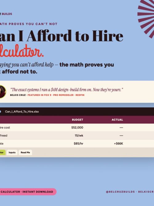 Can I Afford to Hire Calculator